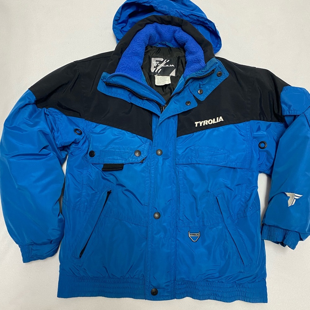Tyrolia blue black mens ski snowboard jacket small